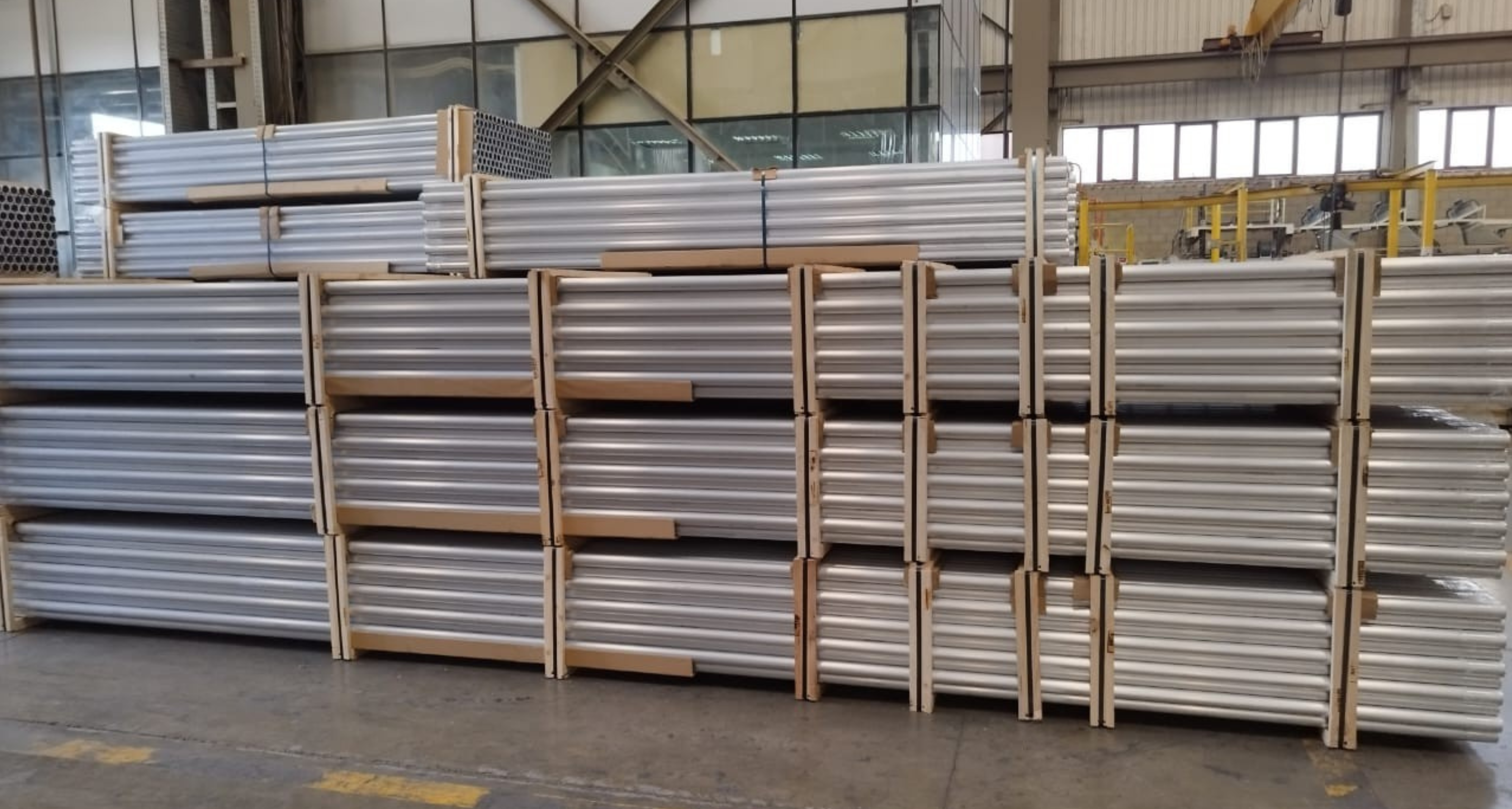 Holland Scaffold Supply - Aluminium scaffolding tubes - 6060 T66 - 6061 T6 - 6082 T6
